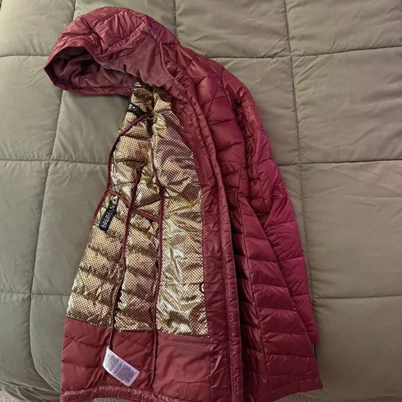 NWT *Columbia* Joy Peak Mid Hooded Parka | Beetroot Red | XS | Omni Heat Warmth - Picture 8 of 12